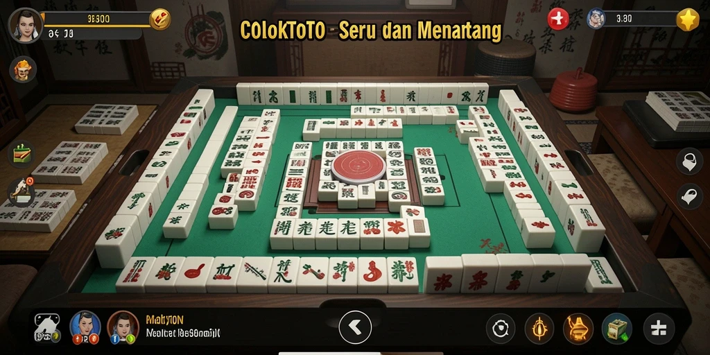 Tangkapan layar game COLOKTOTO menampilkan gameplay Mahjong yang seru dan menantang.