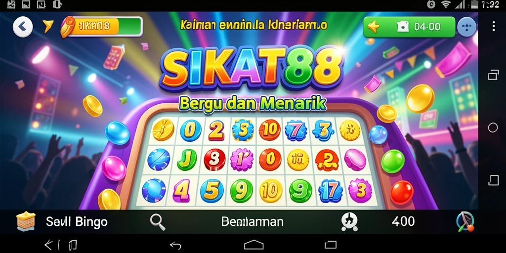 Tampilan gameplay SIKAT88 yang mengasyikkan dan penuh warna.